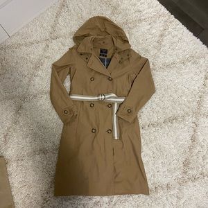 Abercrombie & Fitch Camel Trench Jacket with Belt